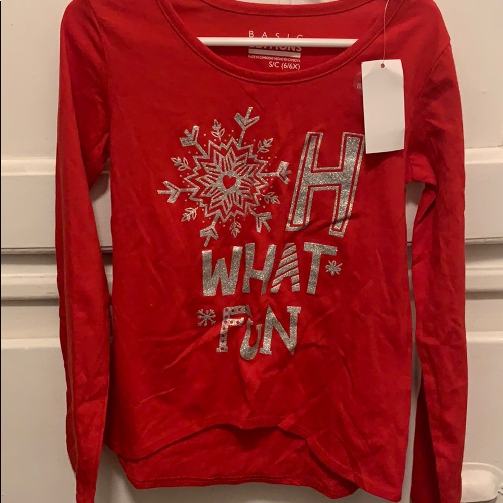 Girls Christmas long sleeve